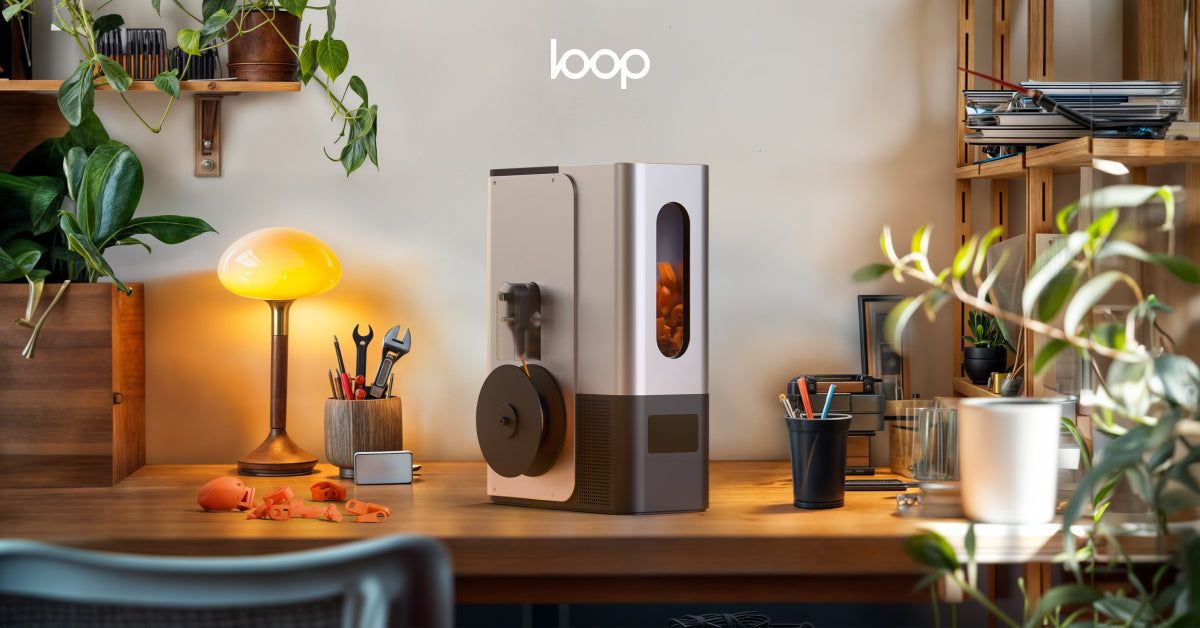 l00p – the world’s first desktop 3d print recycler
– LOOP