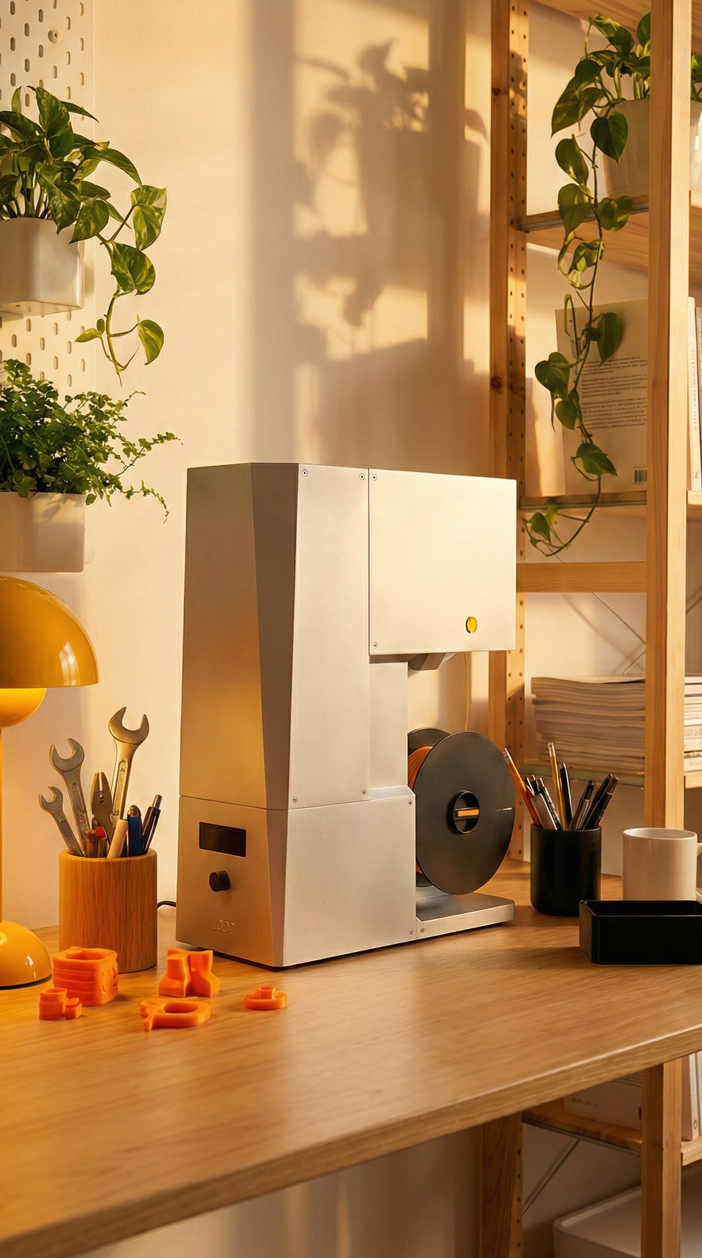 Loop Filament l00p – the world’s first desktop 3d print recycler – LOOP