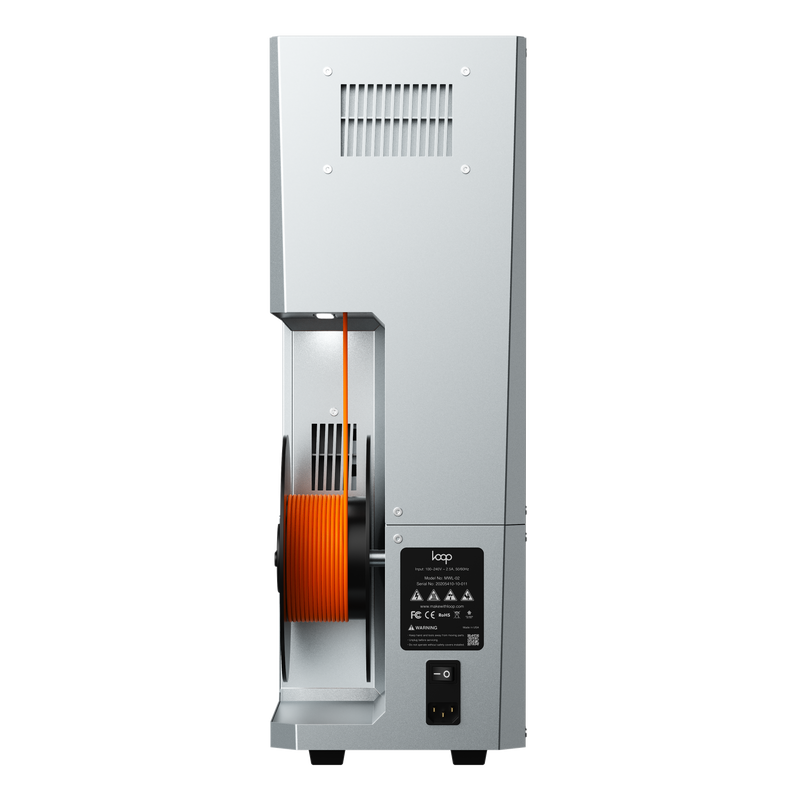Loop Filament l00p – the world’s first desktop 3d print recycler – LOOP